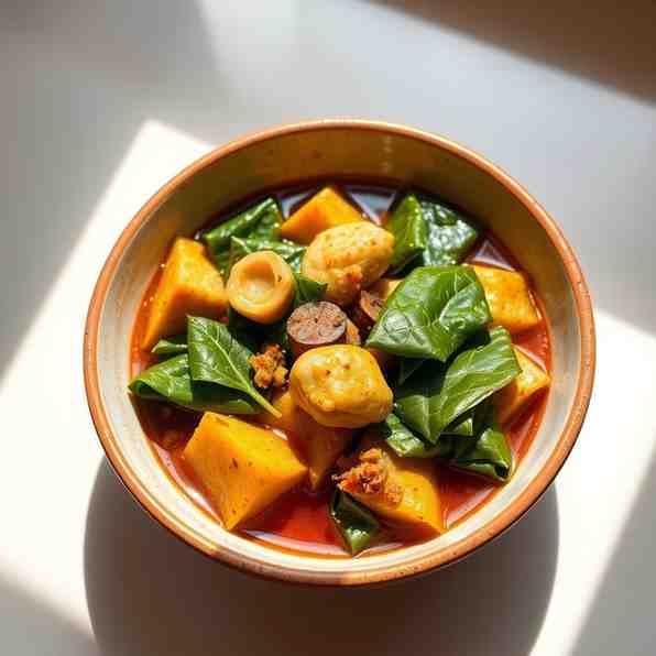 Cassava Leaf Stew (Sombe/Pondu)